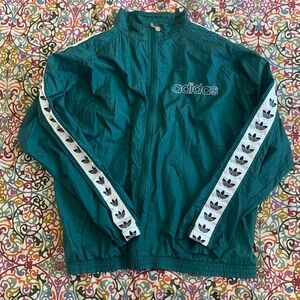 Vintage Adidas zip up windbreaker